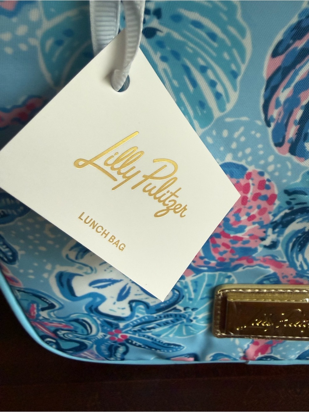 LILLY PULITZER Insulated Lunch Cooler Bahama’s Beachcomber - Picture 3 of 8